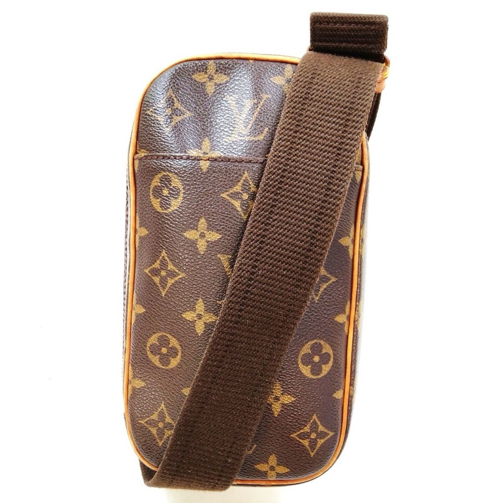💕LOUIS VUITTON💕 Authentic Vintage Monogram Pochette Gange Bum Sling Bag Dust Bag - Picture 6 of 12